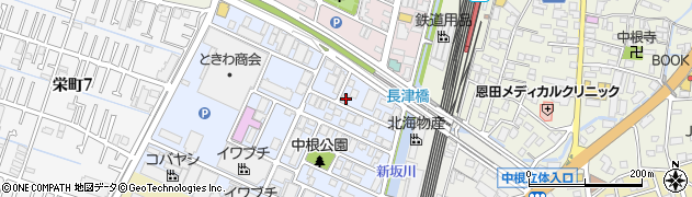 千葉県松戸市中根長津町10-2周辺の地図