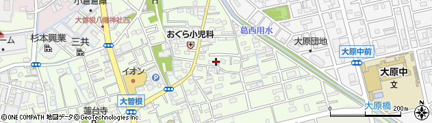埼玉県八潮市大曽根100周辺の地図