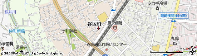 埼玉県草加市谷塚町917周辺の地図