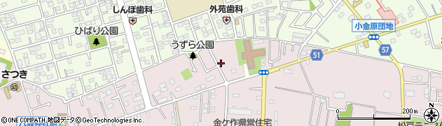千葉県松戸市金ケ作234-18周辺の地図