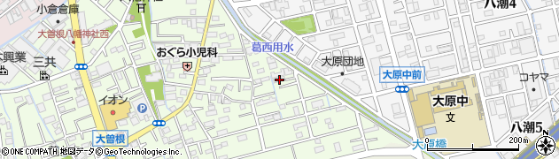 埼玉県八潮市大曽根148周辺の地図