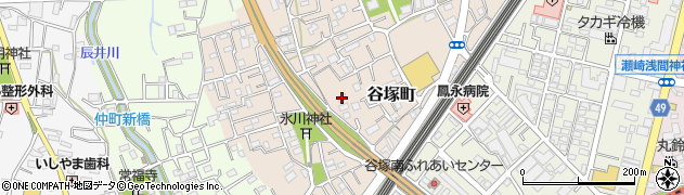 埼玉県草加市谷塚町934周辺の地図