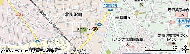 埼玉県所沢市北所沢町2262-28周辺の地図