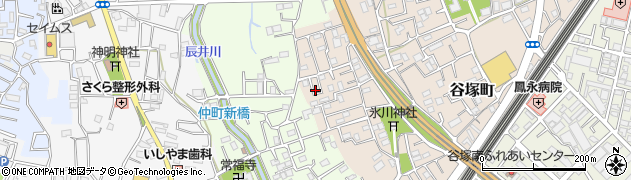 埼玉県草加市谷塚町949周辺の地図