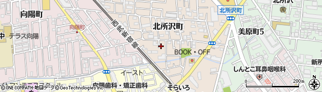 埼玉県所沢市北所沢町2249周辺の地図