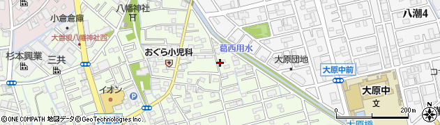 埼玉県八潮市大曽根137周辺の地図