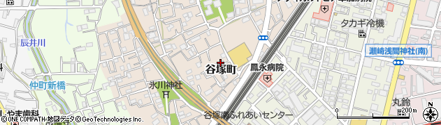 埼玉県草加市谷塚町924周辺の地図
