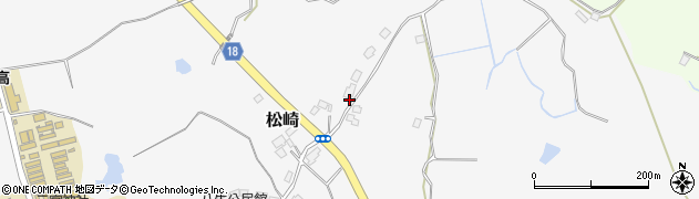 千葉県成田市松崎524周辺の地図