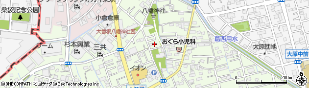埼玉県八潮市大曽根60周辺の地図