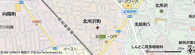埼玉県所沢市北所沢町2231周辺の地図