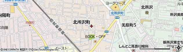 埼玉県所沢市北所沢町2230周辺の地図