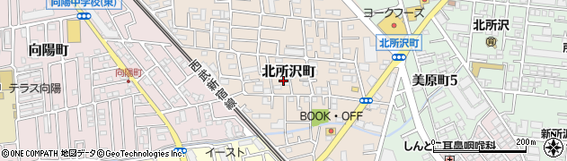 埼玉県所沢市北所沢町2239周辺の地図