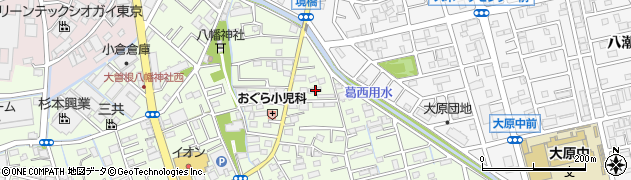 埼玉県八潮市大曽根90周辺の地図