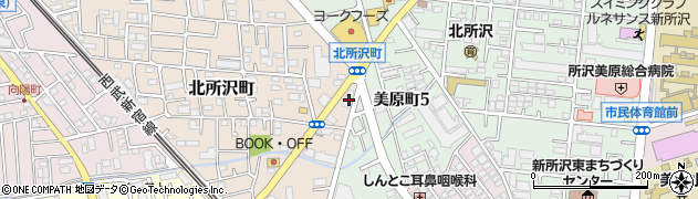 埼玉県所沢市北所沢町2219-3周辺の地図