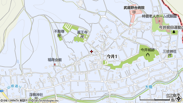 〒198-0023 東京都青梅市今井の地図