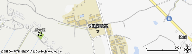 千葉県成田市松崎20周辺の地図