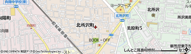 埼玉県所沢市北所沢町2230-5周辺の地図