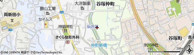 辰井川周辺の地図