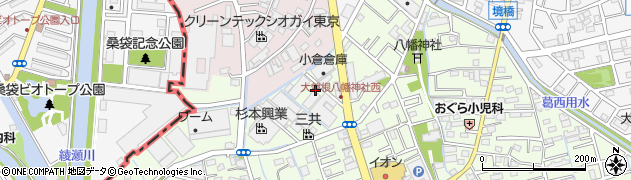 埼玉県八潮市大曽根292周辺の地図