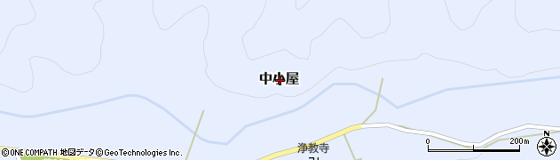 福井県南条郡南越前町中小屋周辺の地図