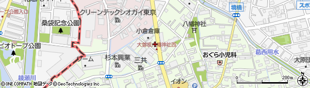 埼玉県八潮市大曽根282周辺の地図