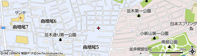 新栄町ふれあい公園周辺の地図
