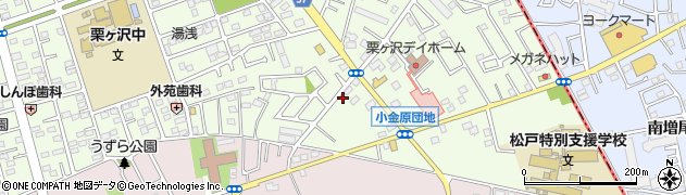 千葉県松戸市栗ケ沢826周辺の地図
