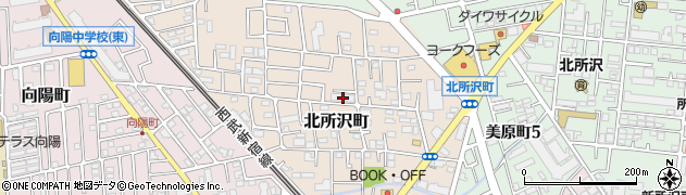 埼玉県所沢市北所沢町2201周辺の地図
