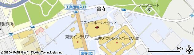 コストコホールセール入間倉庫店周辺の地図