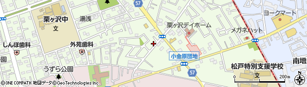 千葉県松戸市栗ケ沢822-15周辺の地図