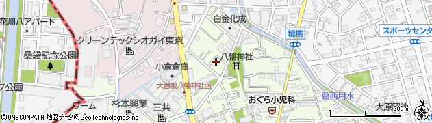 埼玉県八潮市大曽根37周辺の地図