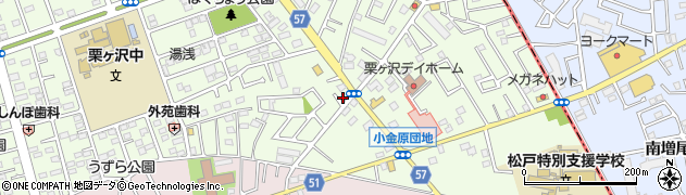 千葉県松戸市栗ケ沢822-9周辺の地図