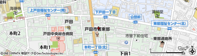 マンション戸田橋管理人室周辺の地図