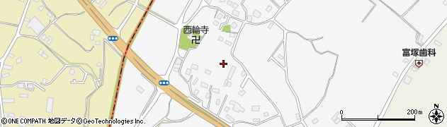 千葉県白井市富塚周辺の地図
