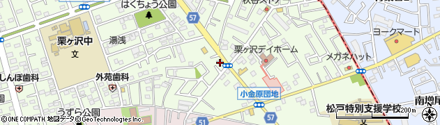 千葉県松戸市栗ケ沢822-4周辺の地図