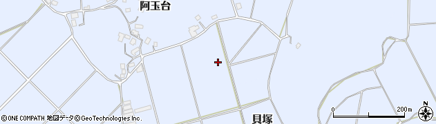 千葉県香取市阿玉台周辺の地図