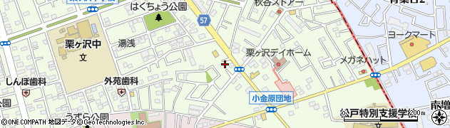 千葉県松戸市栗ケ沢822-11周辺の地図