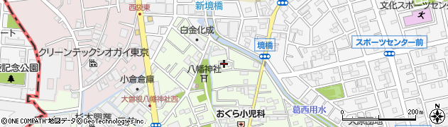 埼玉県八潮市大曽根17周辺の地図