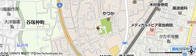 埼玉県草加市谷塚町1049周辺の地図