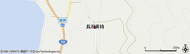 長野県伊那市長谷非持周辺の地図