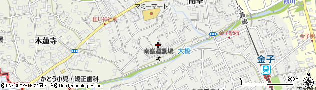 埼玉県入間市南峯309周辺の地図