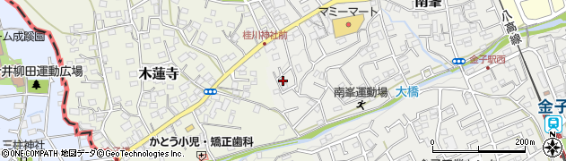 埼玉県入間市南峯250周辺の地図