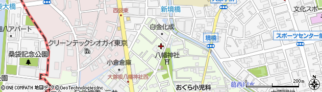 埼玉県八潮市大曽根33周辺の地図