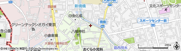埼玉県八潮市大曽根4周辺の地図