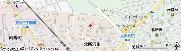 埼玉県所沢市北所沢町2064-7周辺の地図