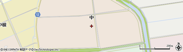 千葉県印西市中周辺の地図