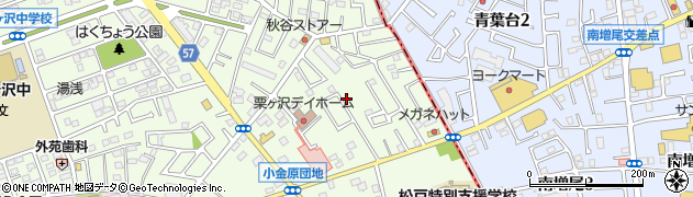 千葉県松戸市栗ケ沢777-8周辺の地図