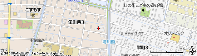 あさひガーデン松戸周辺の地図