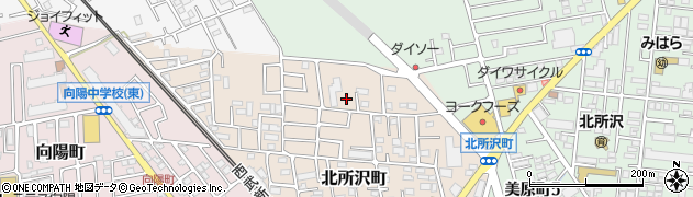 埼玉県所沢市北所沢町2064周辺の地図