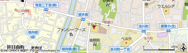 マルエツ戸田氷川町店周辺の地図